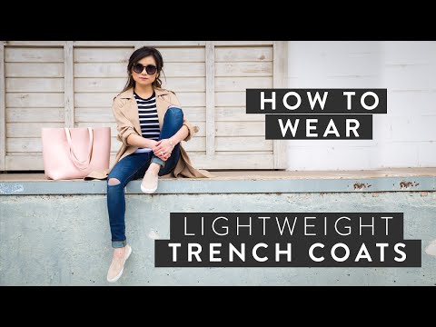 How to Wear Lightweight Trench Coats | Spring 2015 Fashion Trends | Miss Louie