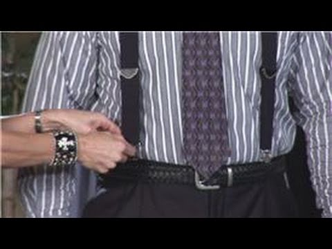 Men's Fashion : How to Put on Clip Suspenders