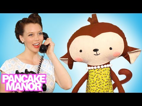 FIVE LITTLE MONKEYS JUMPING ON THE BED  ♫ | Nursery Rhyme | Pancake Manor