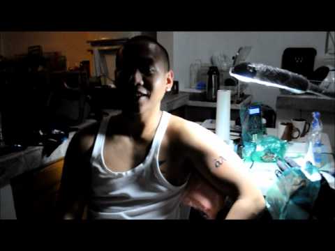 Mikey Bustos Getting Inked in Manila by Celebrity Tattoo Artist Butch Bautista (Fineline Tattoo)