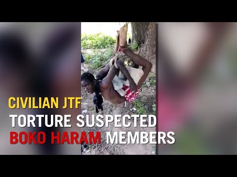 Boko Haram Suspects Tortured By Civilian JTF In Borno State, Nigeria