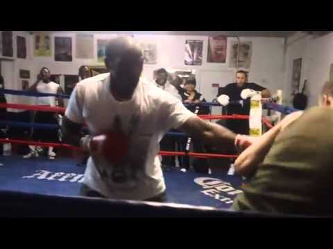 Floyd Mayweather's Father Gets Sucker Punched In A Sparring Match!