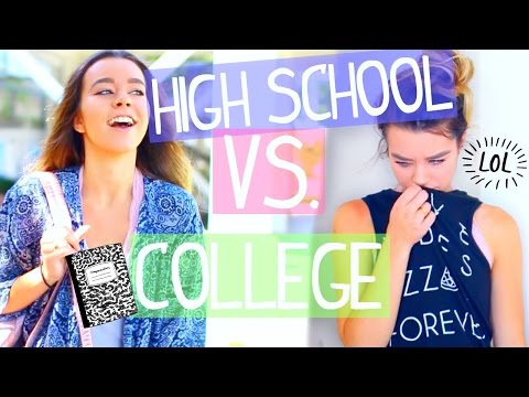 Going Back To High School Vs College!