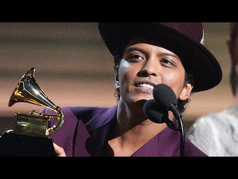 Bruno Mars SHOUTS at Beyonce as She Announces Record of the Year at Grammys 2016