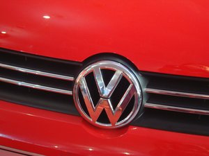 Volkswagen's logo on a car-Automobile-India.