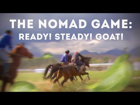 Kok Boru brutal sport game in Kyrgyzstan played with a dead goat. Ready Steady Goat Documentary