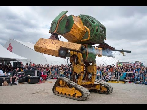 MegaBots at Maker Faire 2015: World Debut of the Mk. II Mech