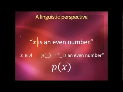 Introduction to Higher Mathematics - Lecture 6:  Predicate Logic