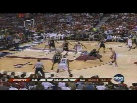 2007 NBA Finals Spurs vs Cavs Game 4 Part 1