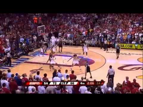 Manu Ginobili 27 pts vs Cleveland Cavaliers - G4 2007 NBA Finals