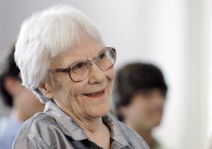 In this Aug. 20, 2007, file photo, "To Kill A Mockingbird" author Harper Lee smiles during a ceremony honoring the four new members of the Alabama Academy of Honor, at the state Capitol in Montgomery, Ala.