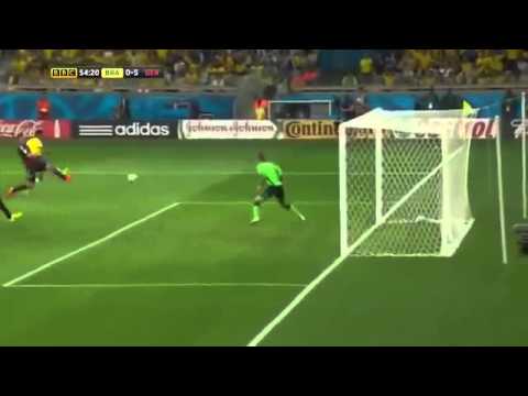 FIFA World Cup 2014 Brazil vs Germany 1-7 Highlights BBC