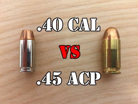 .40 cal vs .45 ACP... Head to Head