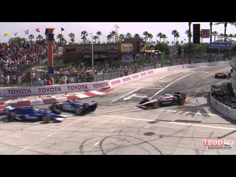 2011 Long Beach IZOD IndyCar Series Race Highlights