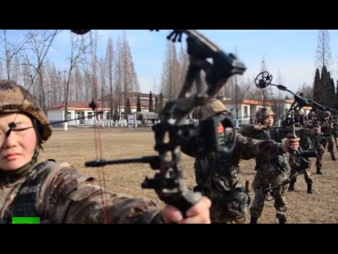 RAW: Chinese infantry in combat drill action, even archery