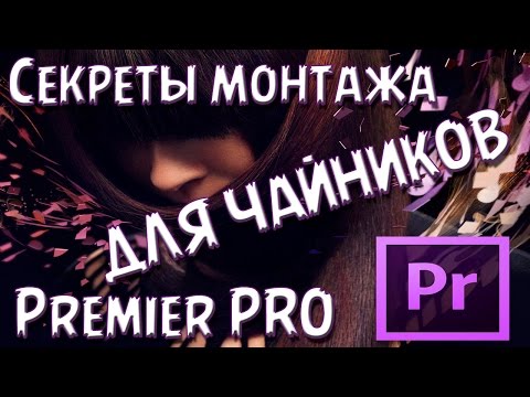 Adobe Premiere Pro CC Монтаж Для Начинающих.  Экспресс Урок 1