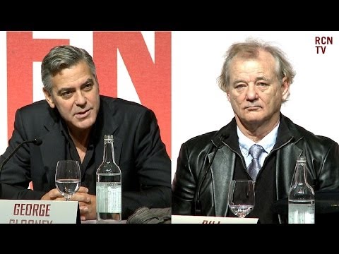 George Clooney & Bill Murray Interview - Elgin Marbles Controversey