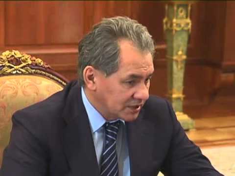 Jan 29, 2013 Russia_Defense Minister Shoigu presents new defense plan to Putin