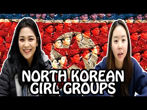 KOREAN GIRLS REACT TO NORTH KOREAN GIRL GROUPS