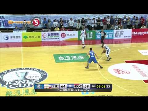 Philippines vs. Chinese Taipei A - Q4 | JONES CUP 2015