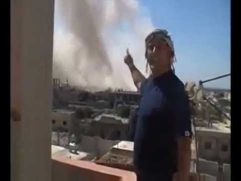 NATO's "Free" "Syrian" "Army" Terrorists Bomb a Hospital Filled with People in Homs/Syria.