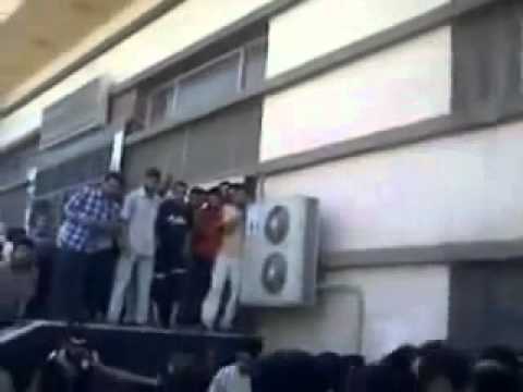 Aleppo/Syria: NATO's "Free" "Syrian" "Army" Terrorist Savages Throw Post Office Workers from Windows