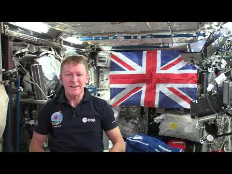 Tim Peake's message to Her Majesty The Queen