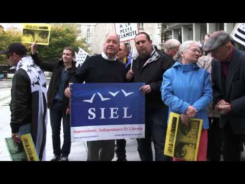 Manifestation contre la Mosquée Salafiste de Brest. Brest/France - 10 Octobre 2015