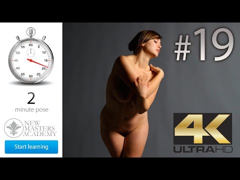 Figure Drawing Art Model Reference (DLDS # 19) - 4K Timed Nude Figure Life Models Session