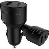 USB Type C Car Charger,Tronsmart 33W Dual USB Car Charger with Quick Charge 3.0 Technology for LG G5, Nexus 6P, Nexus 5X (5V/3A)