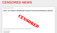 After giving us an award, Project Censored wants to sue us, thinks it owns words 'censored news'