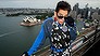 SYDNEY, AUSTRALIA - JANUARY 27:  (EDITORS NOTE: This image has been manipulated at the request of Paramount Pictures.) Derek Zoolander poses at a special stunt to promote the release of Paramount Pictures film 'Zoolander No. 2' at the Sydney Harbour Bridge on January 27, 2016 in Sydney, Australia.  (Photo by Brendon Thorne/Getty Images for Paramount Pictures)