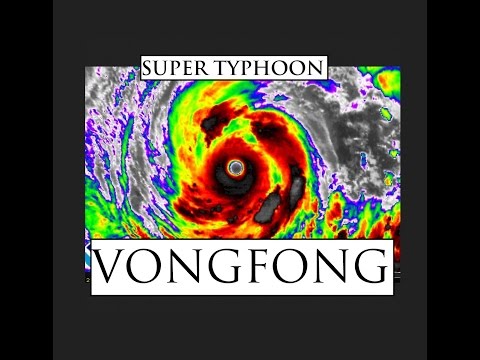 10/08/2014 -- Super Typhoon "VONGFONG" Heading towards Japan -- Now @ Category 5