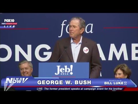 Jeb Bush Rally in South Carolina Featuring President George W. Bush - FULL