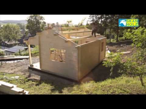 SKAN HOLZ le montage de chalet de jardin "St. Moritz" (français)