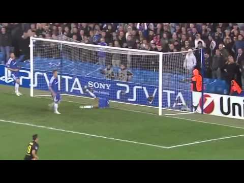 Chelsea F.C. 1-0 Barcelona F.C. Highlights 18/04/2012