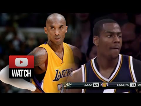 Kobe Bryant vs Alec Burks Duel Highlights Lakers vs Jazz (2014.10.19) - SICK!