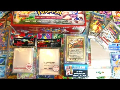 Comment PROTÉGER ses CARTES POKEMON EX et BOOSTERS POKEMON !