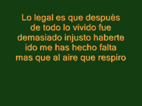 El Bebeto - Lo Legal. (Con letra)