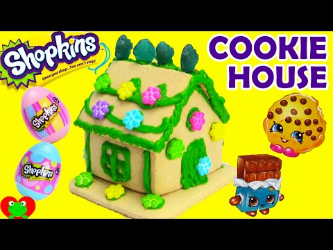 Shopkins Sweets Shop Vanilla Cookie House Decorating Kit