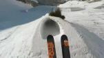 Death-defying skiing skills