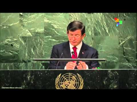 UN Speeches: Turkish Prime Minister Ahmet Davutoglu