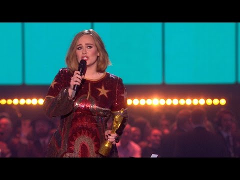 '25' by Adele wins MasterCard British Album of the Year | The BRIT Awards 2016