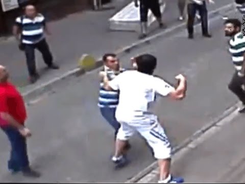 Irish tourist fighting 15 people (HD) (Turkey)  Mohammed Fadel Dabbous