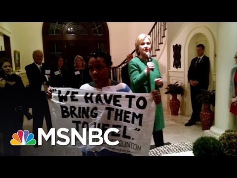 Black Lives Matter Activists Interrupt Clinton | Morning Joe | MSNBC