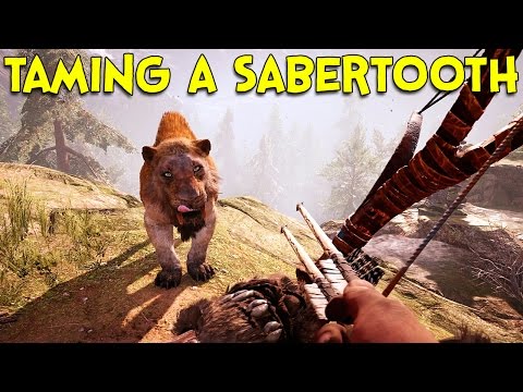 TAMING A SABERTOOTH! - Far Cry Primal Gameplay