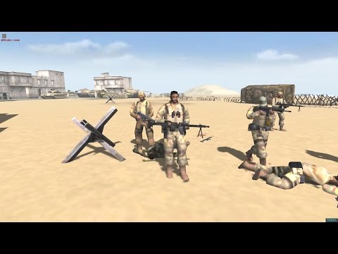 First Battle of al-Faw Iran Iraq War (Men of War Red Rising Mod)