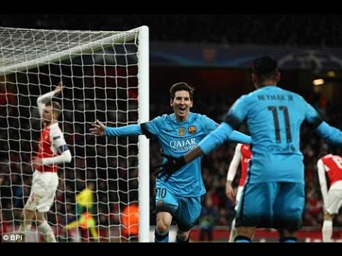 Arsenal vs Barcelona 0 - 2 Full Goals & Highlights Champions League 23.02.2016