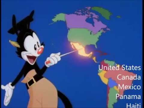 Nations of the World -  With Lyrics -  Animaniacs