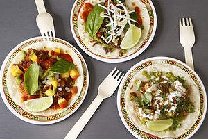 Assorted tacos at Ghostboy Cantina in Sydney.